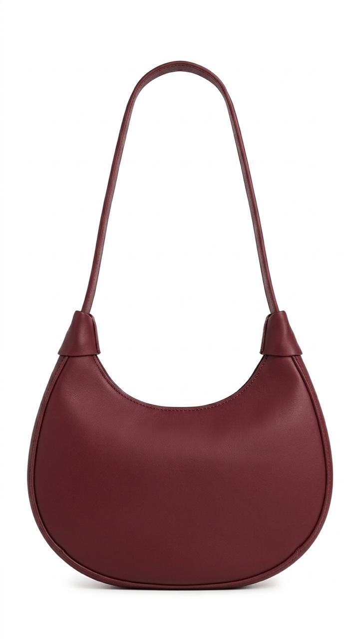 Maroon Elegant Ladies Shoulder Bag