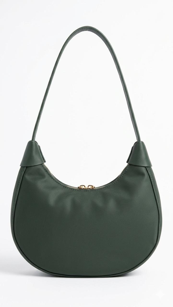 Green Elegant Ladies Shoulder Bag